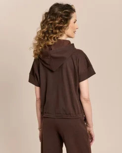 Kapuzenshirt aus Woll-Jersey