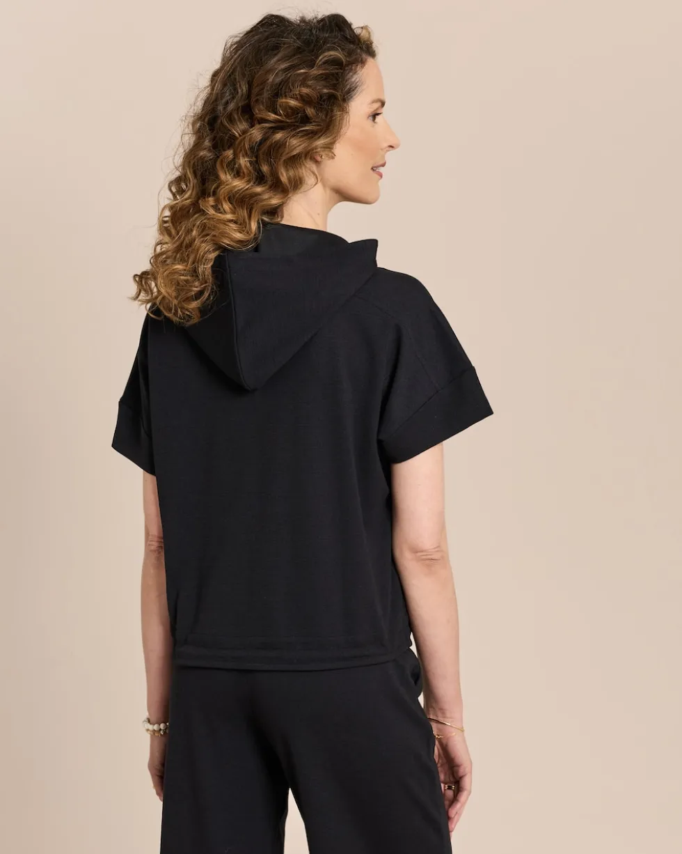 Kapuzenshirt aus Woll-Jersey