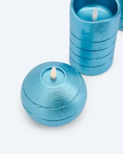 Kerzen-Set mit LED-Draht, 3tlg.