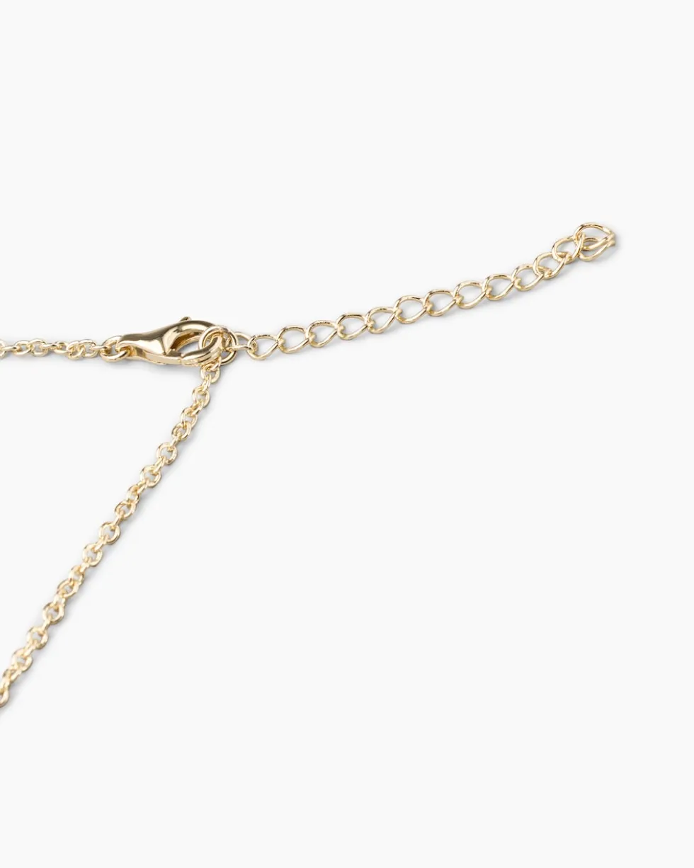 Kette + Anhänger mit Perlmutt