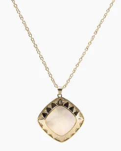 Kette + Anhänger mit Perlmutt