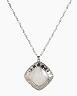 Kette + Anhänger mit Perlmutt