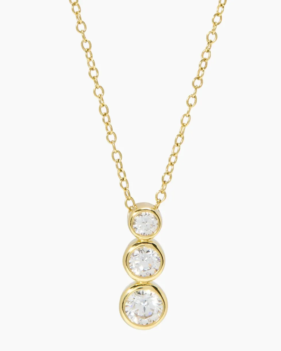 Kette + Anhänger mit Zirkonia
