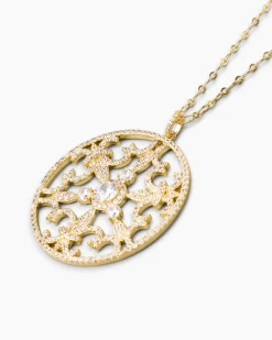 Kette + Anhänger mit Zirkonia