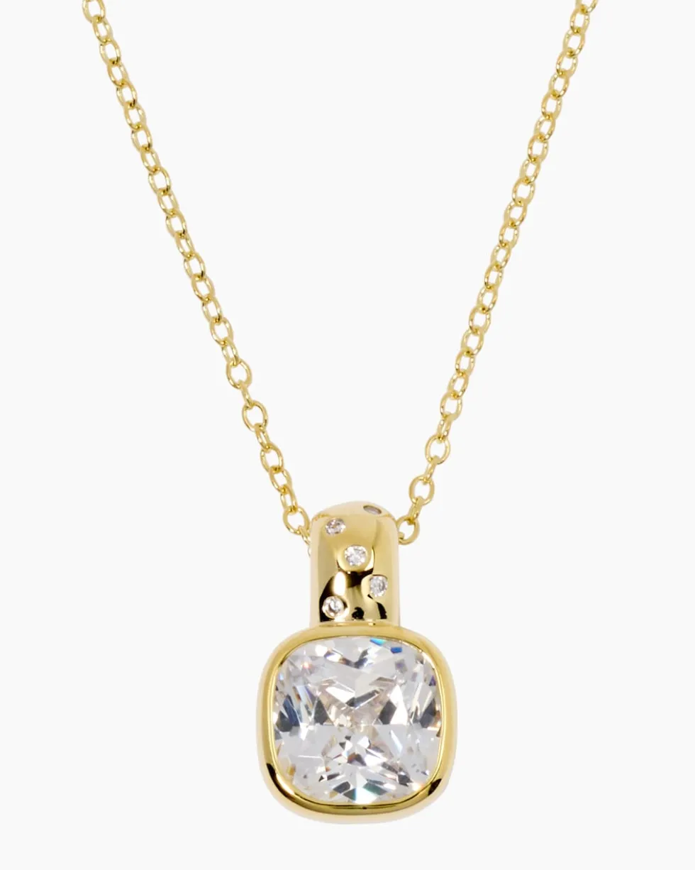 Kette + Anhänger mit Zirkonia