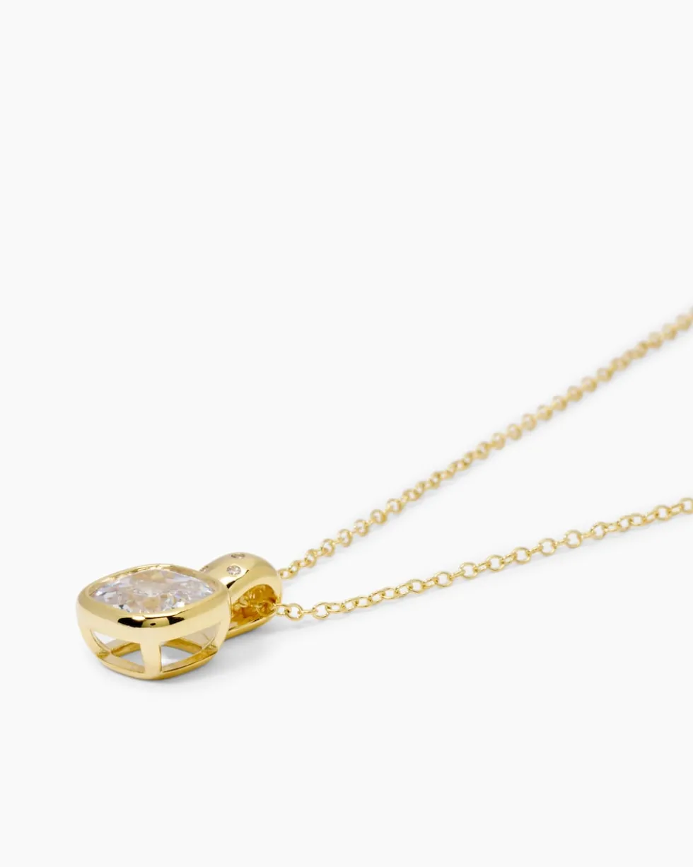 Kette + Anhänger mit Zirkonia