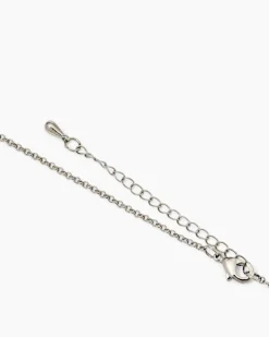 Kette + Anhänger mit Zirkonia & Glassteinen