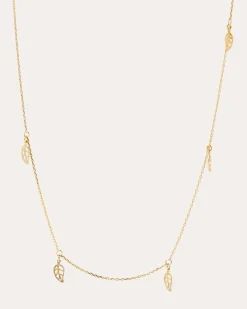 Kette mit Blätter-Design