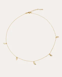 Kette mit Blätter-Design