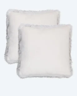 Kissen in Fuchsfell-Optik, 2tlg.