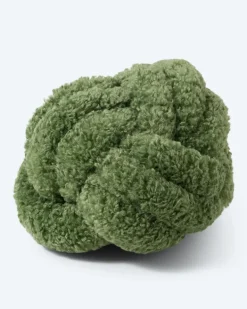 Knotenkissen in Teddy-Optik