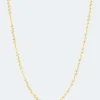 Kordelkette mit Brillant 0,02 ct