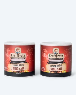 Kraftprotz Fleischbrühe, 2x 350 g