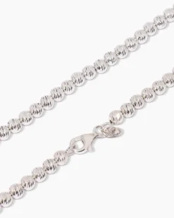 Kugelcollier mit diamantierten Kugeln