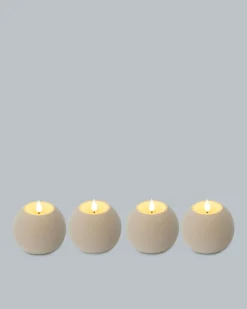 Kugelkerzen „Samt Look