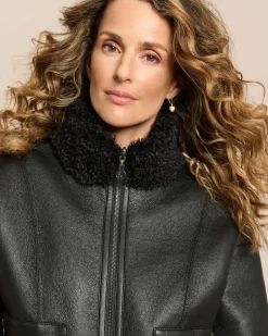 Kunstlederjacke wendbar