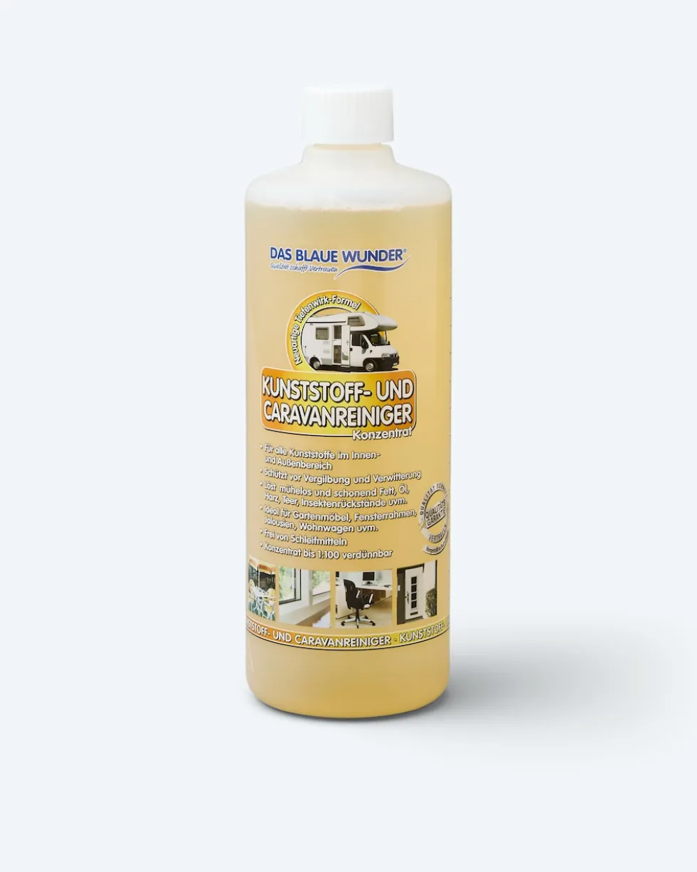 Kunststoff- und Caravan-Reiniger, 1.000 ml & Tuch