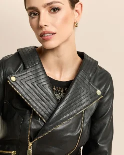Lederjacke Biker-Style