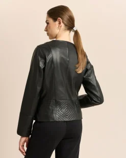Lederjacke Biker-Style