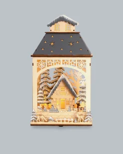 LED Holzlaterne