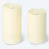 LED-Kerzen mit Filament-Muster, 2tlg.