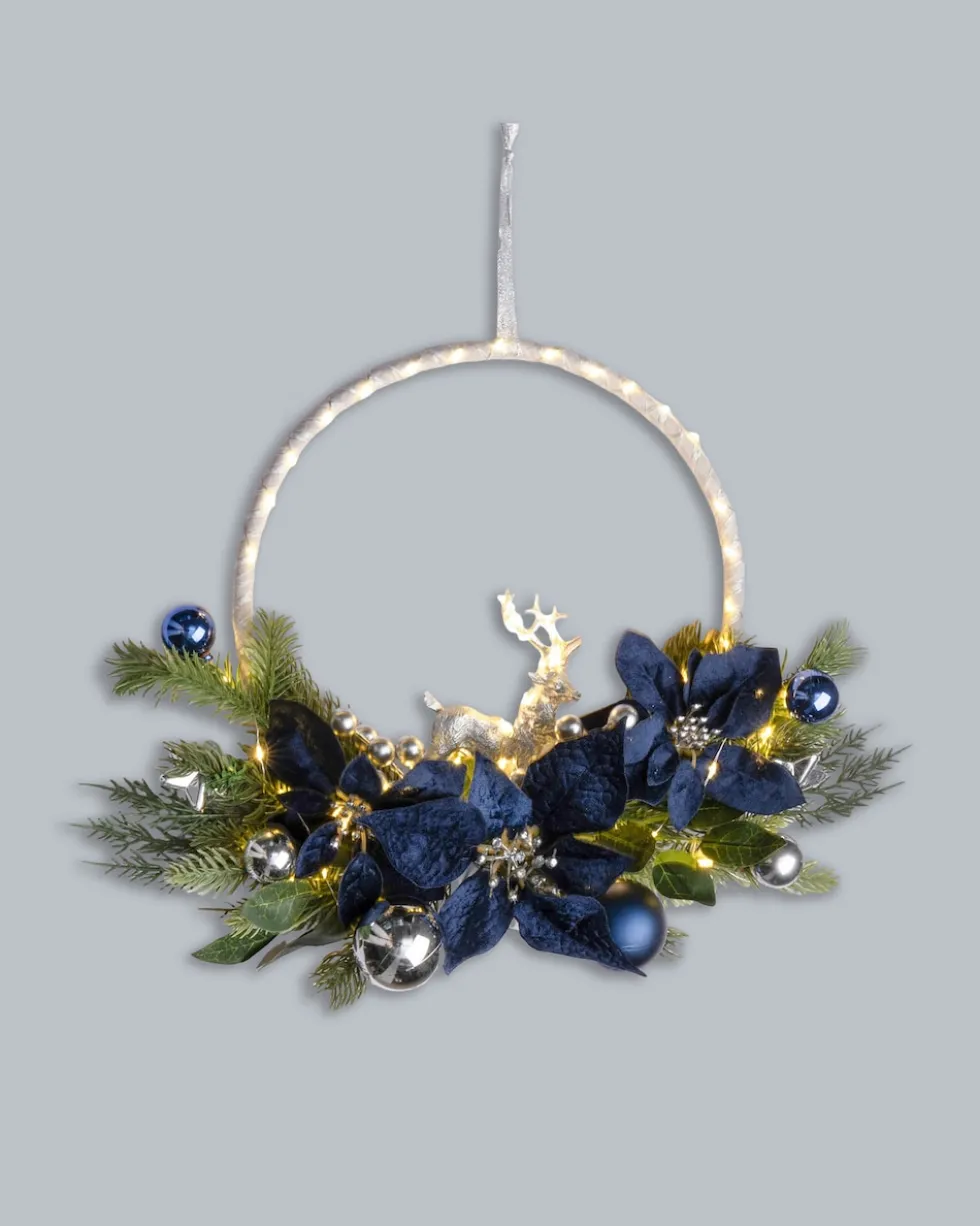 LED-Kranz "Hirsch-Design"