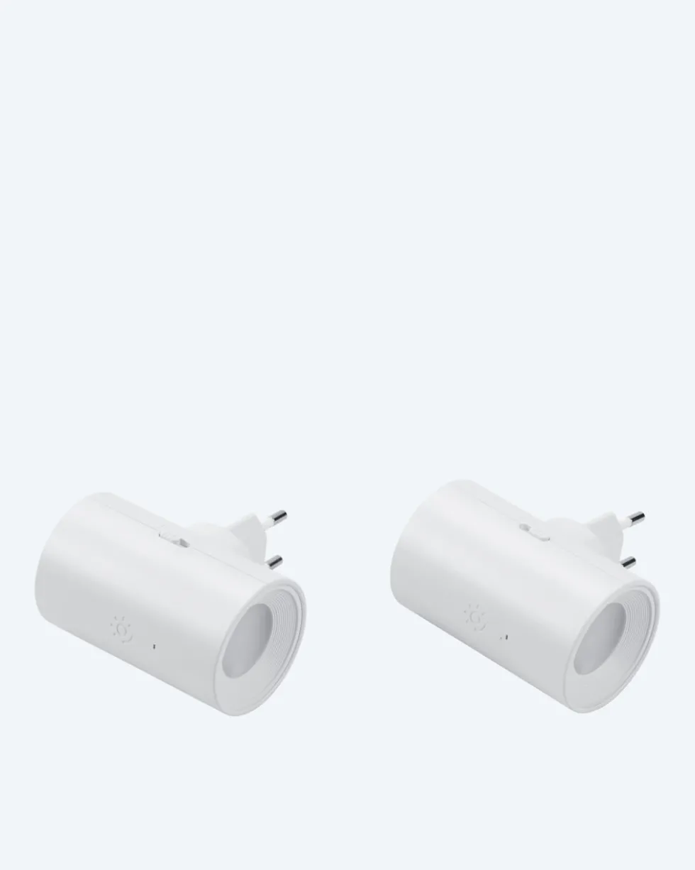 LED-Nachtlicht mit Sensor, 2er-Set