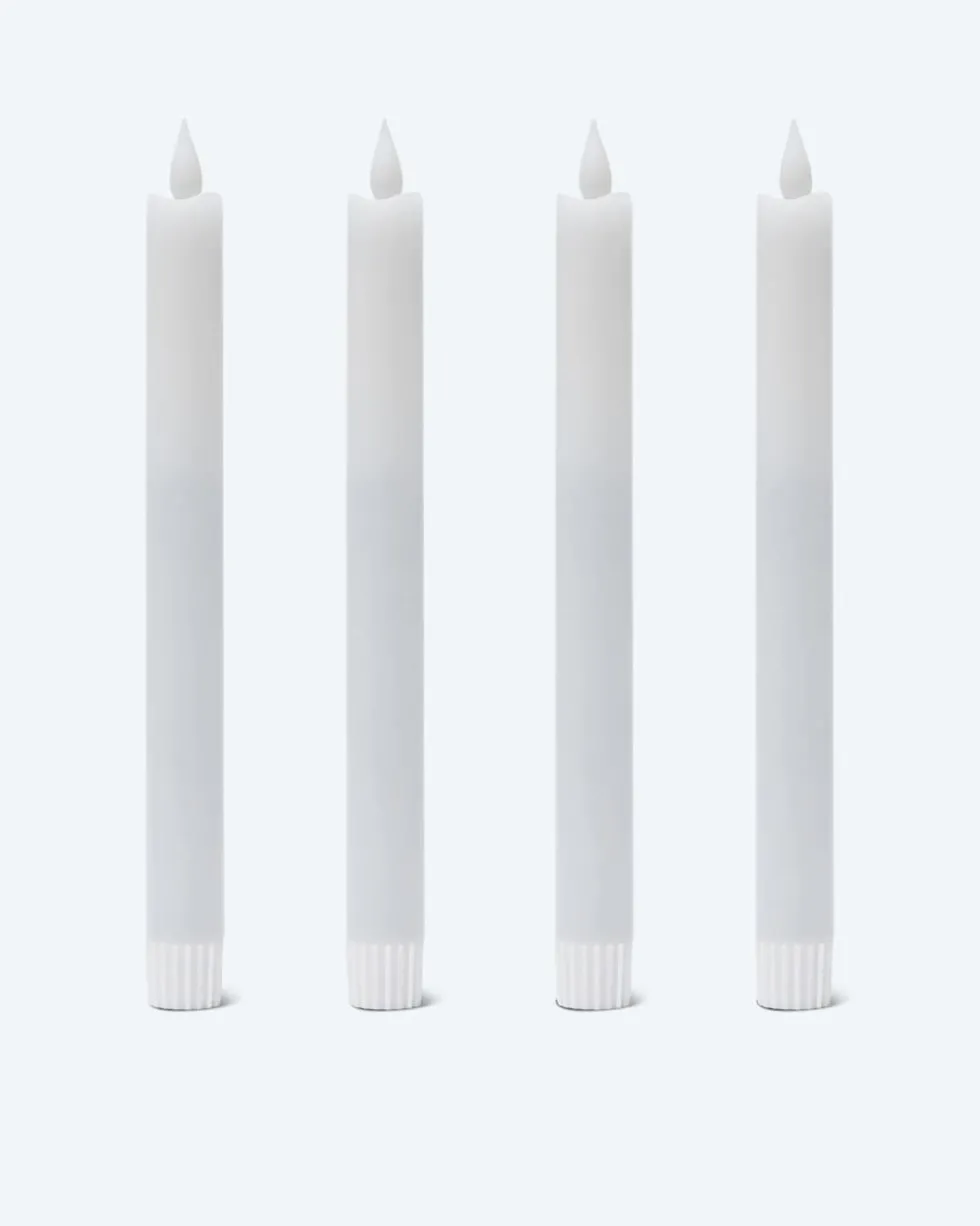 LED-Stabkerzen "Long Shine", 4tlg.