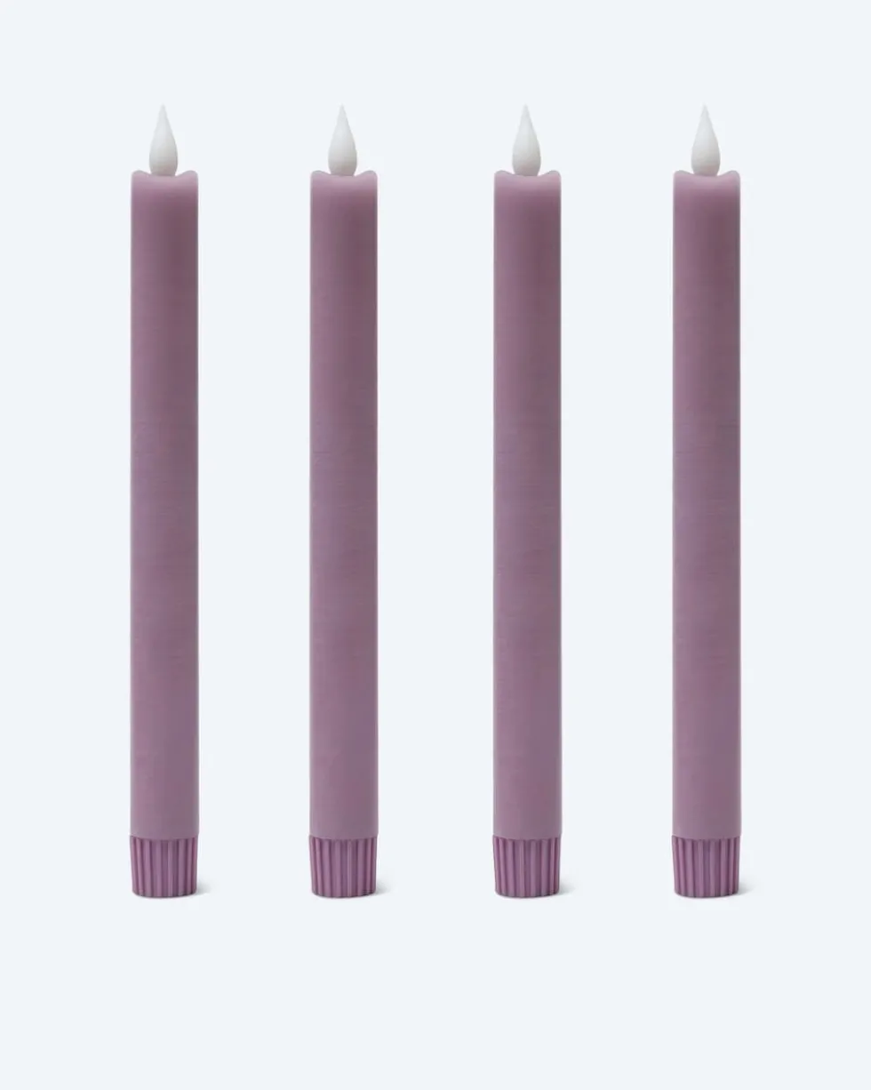 LED-Stabkerzen "Long Shine", 4tlg.