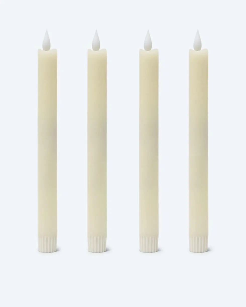 LED-Stabkerzen "Long Shine", 4tlg.