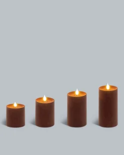 LED-Stumpenkerzen-Set, 4tlg.