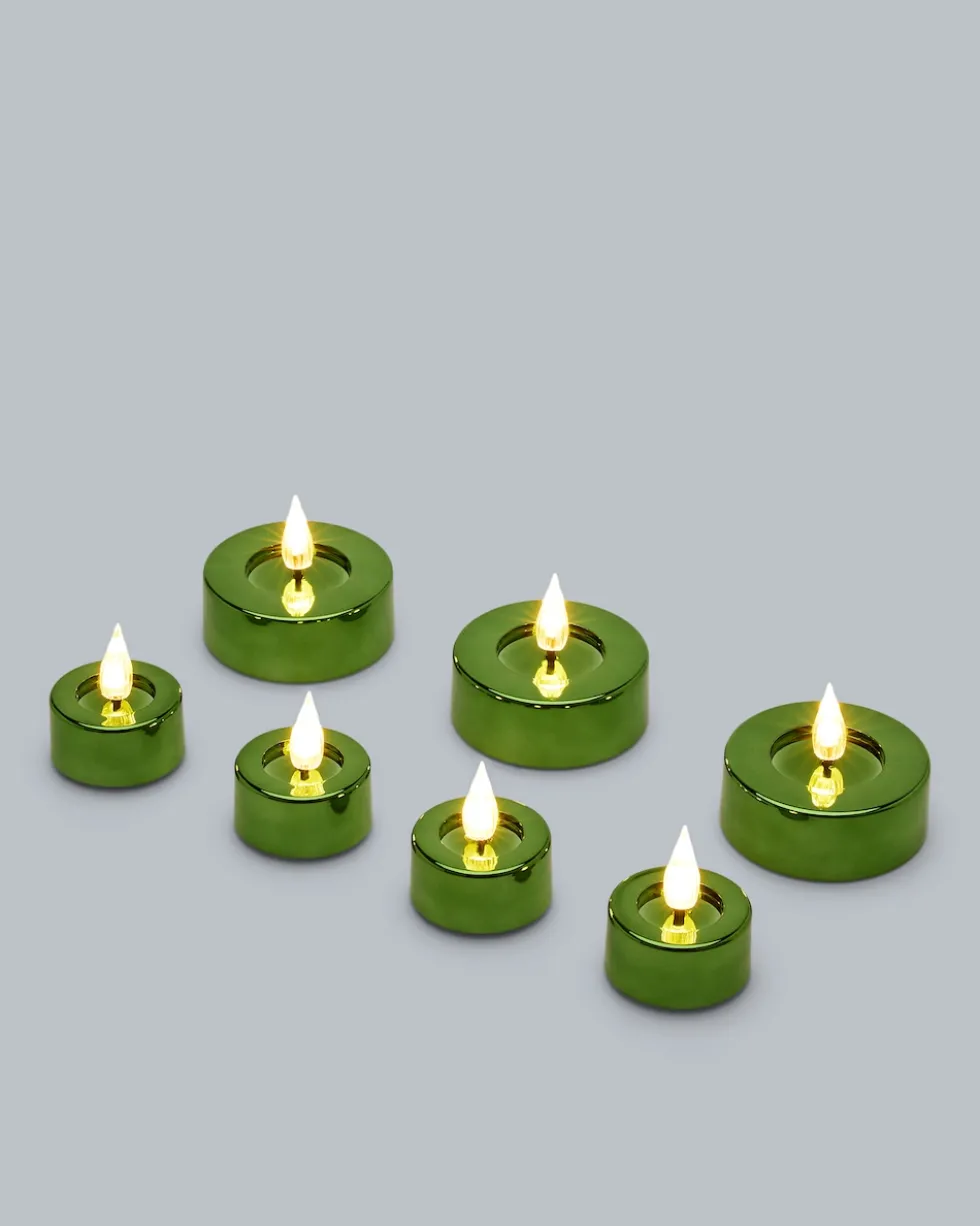 LED-Teelichter Shiny, 7tlg.