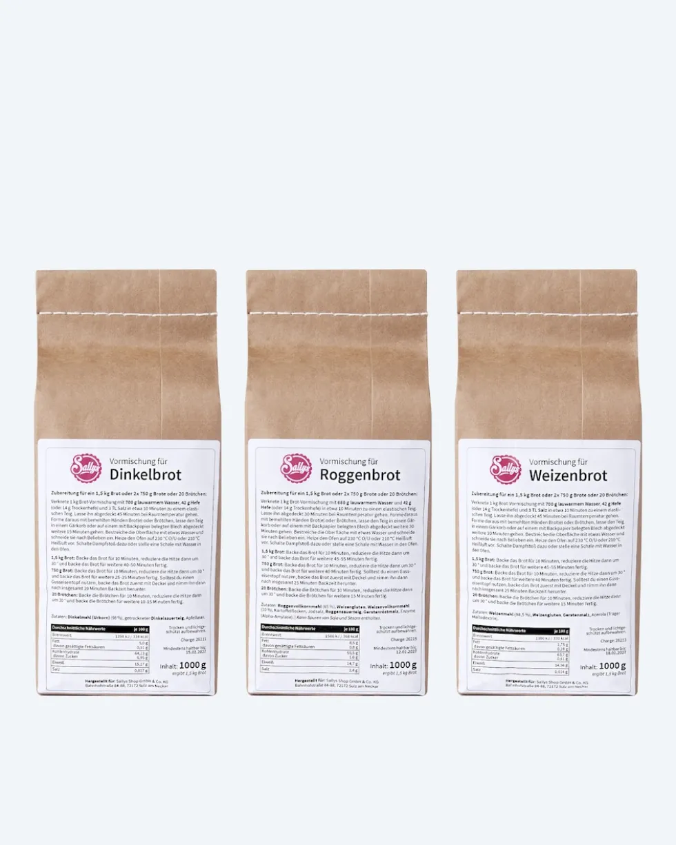 Lieblingsbrot-Set, 3tlg.