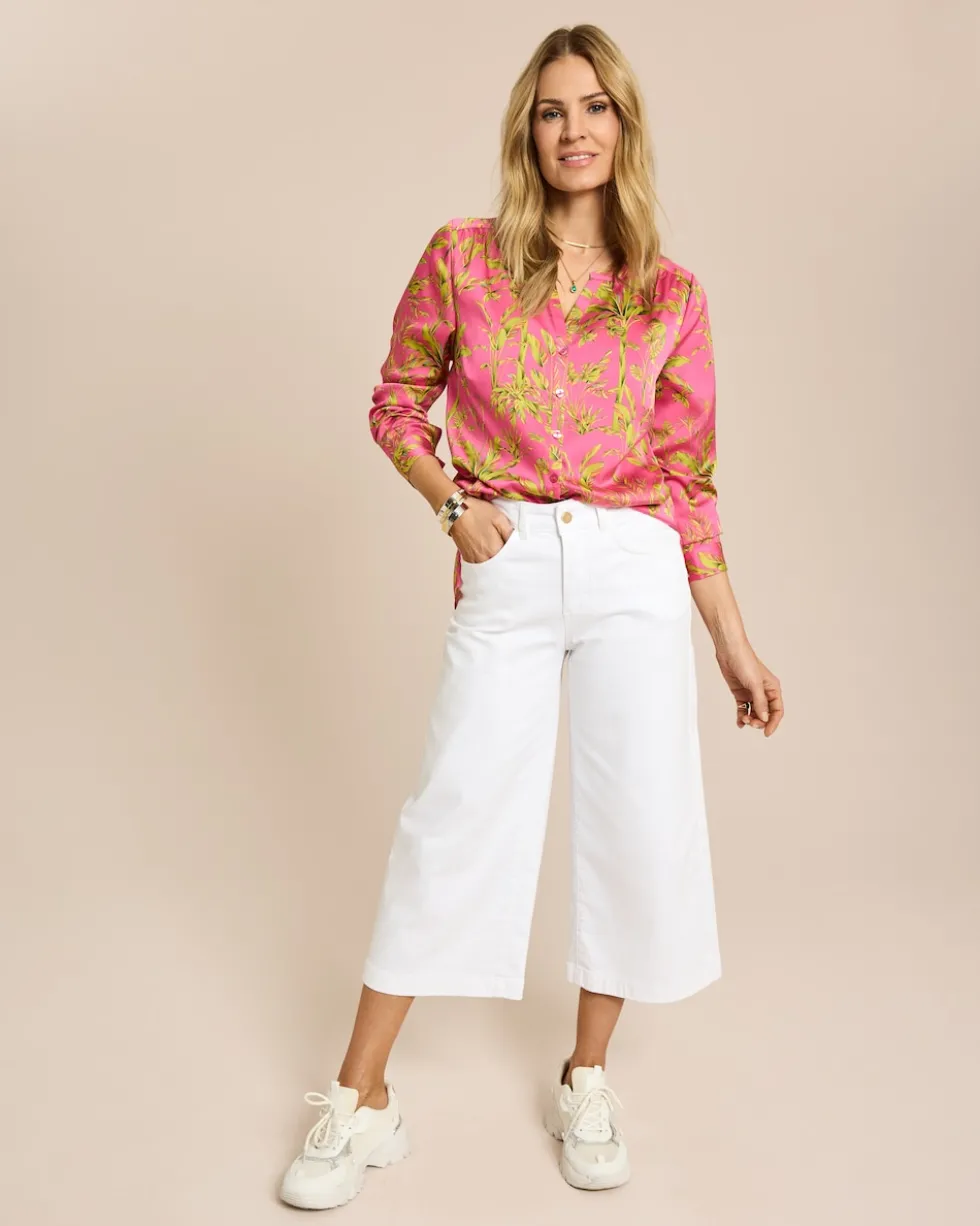 Longbluse mit Exklusivdruck