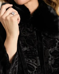 Longjacke mit Ornament