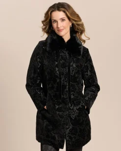 Longjacke mit Ornament