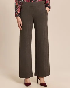 Marlenehose aus Strukturstoff