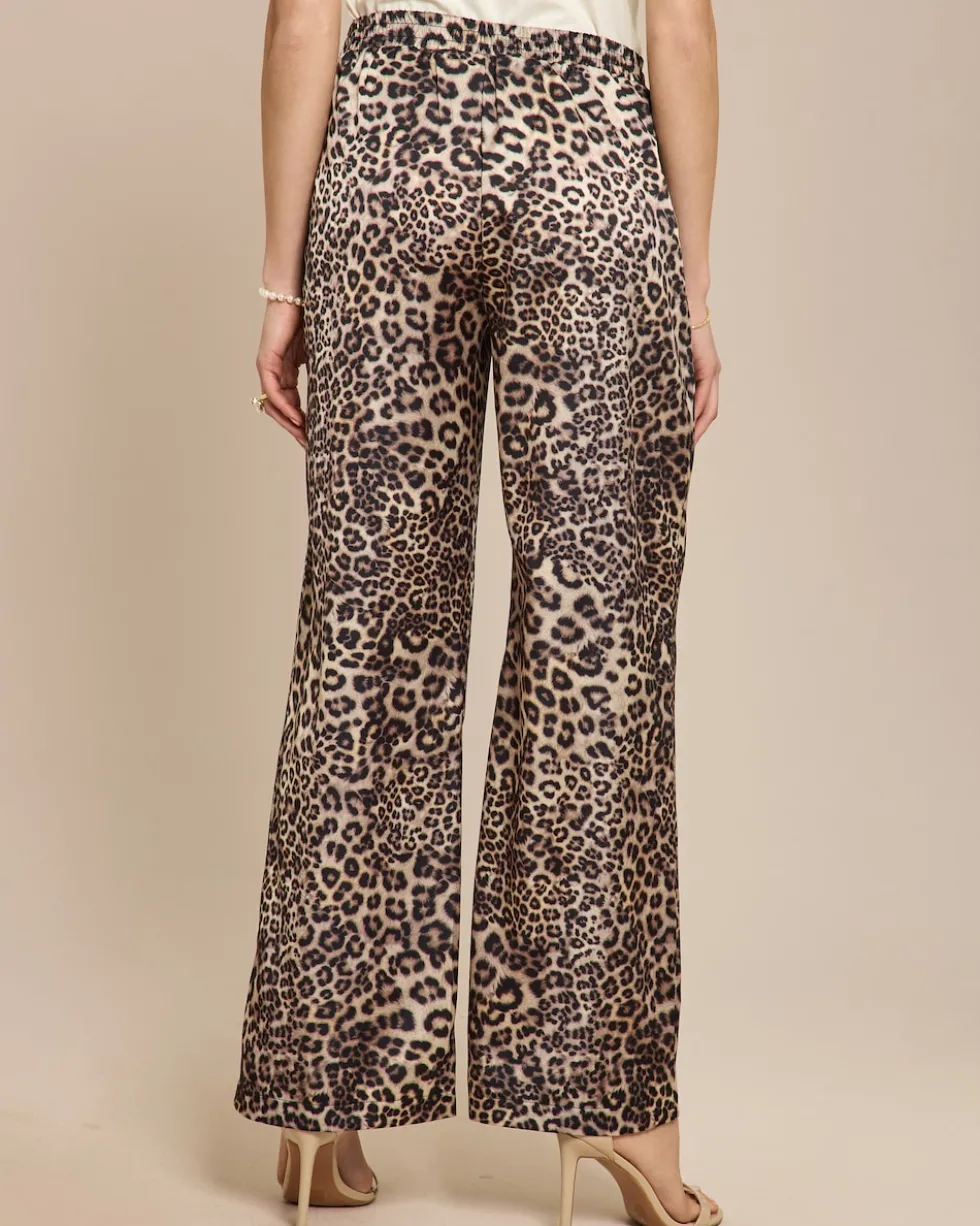 Marlenehose mit Animaldruck