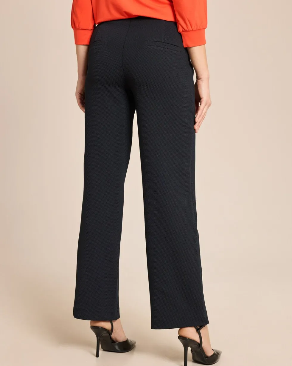 Marlenehose Waffelpique-Optik