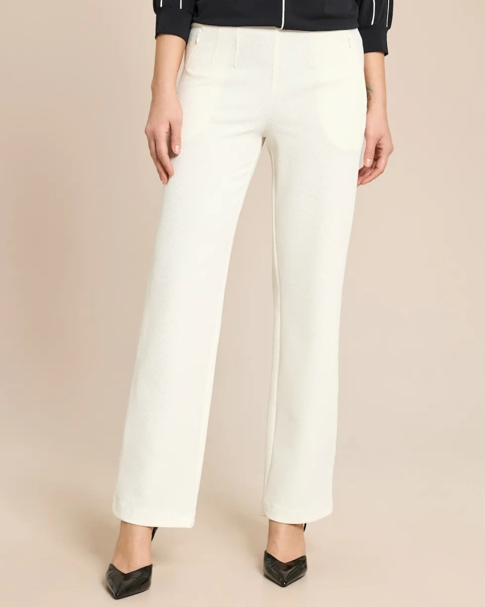 Marlenehose Waffelpique-Optik