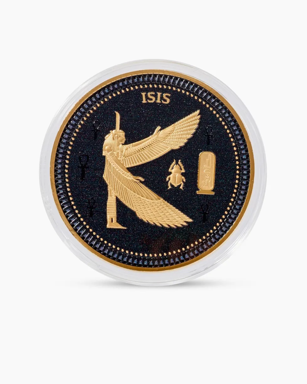 Münz-Set Ägypten vergoldet, 4tlg.