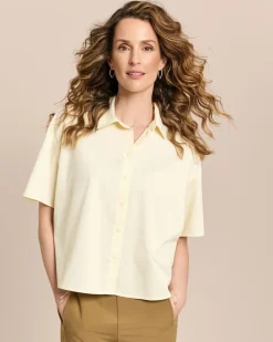 Modalstretch Bluse kurzarm
