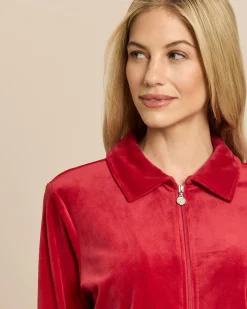 Nickijacke mit Logostickerei
