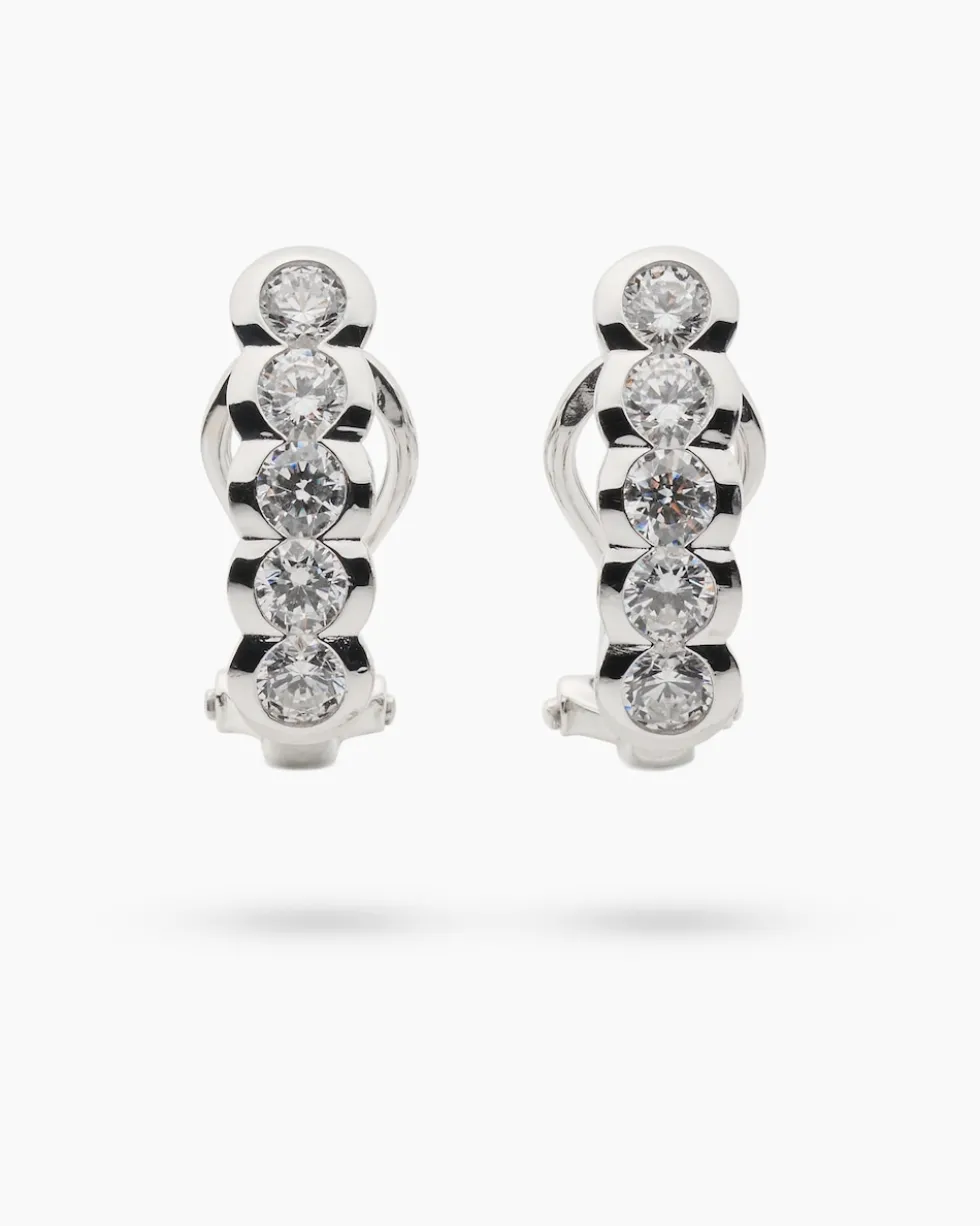 Ohrclipstecker mit Zirkonia