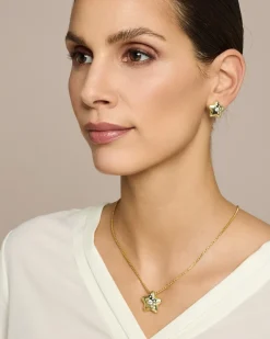 Ohrclipstecker "Stern" mit Zirkonia