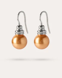 Ohrhaken MK-Perlen 10 mm & Zirkonia
