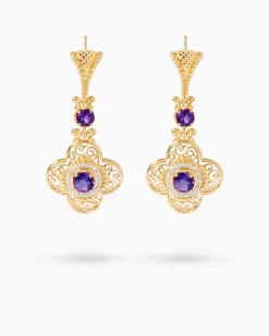 Ohrhänger mit Amethyst