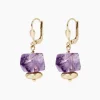 Ohrhänger mit Amethyst & Hämatit