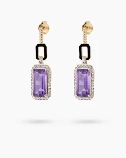Ohrstecker mit Amethyst