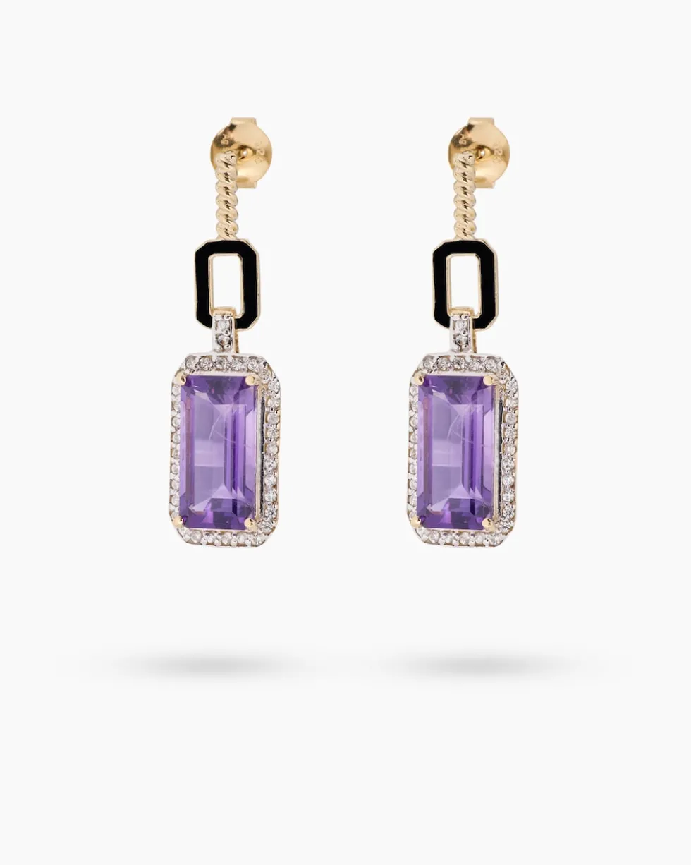 Ohrstecker mit Amethyst